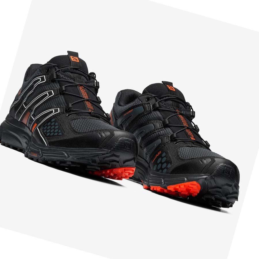 Salomon X-MISSION 3 Tornacipő Női Fekete Piros | HU 2963BEX